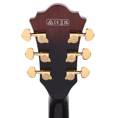 Ibanez AS93QMSPDBS AS Artcore Expressionist Electric Guitar Dark Brown Sunburst