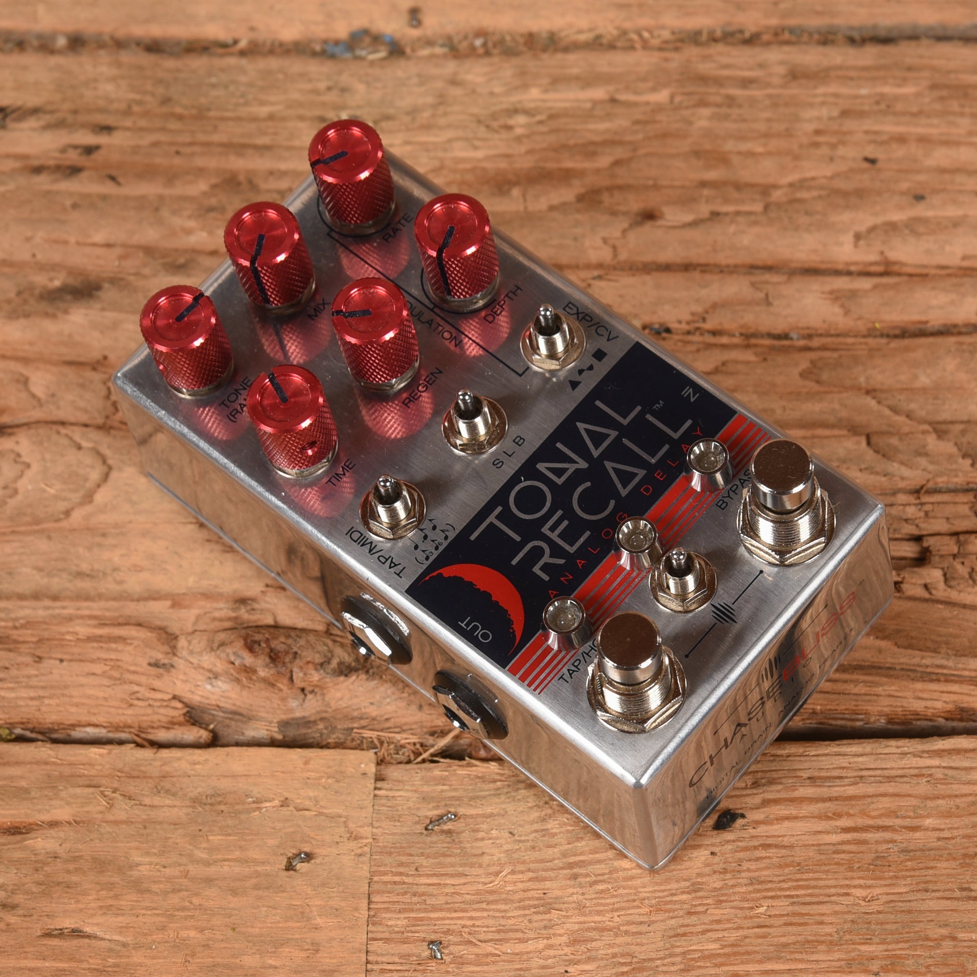 Chase Bliss Tonal Recall RKM Red Knob Mod