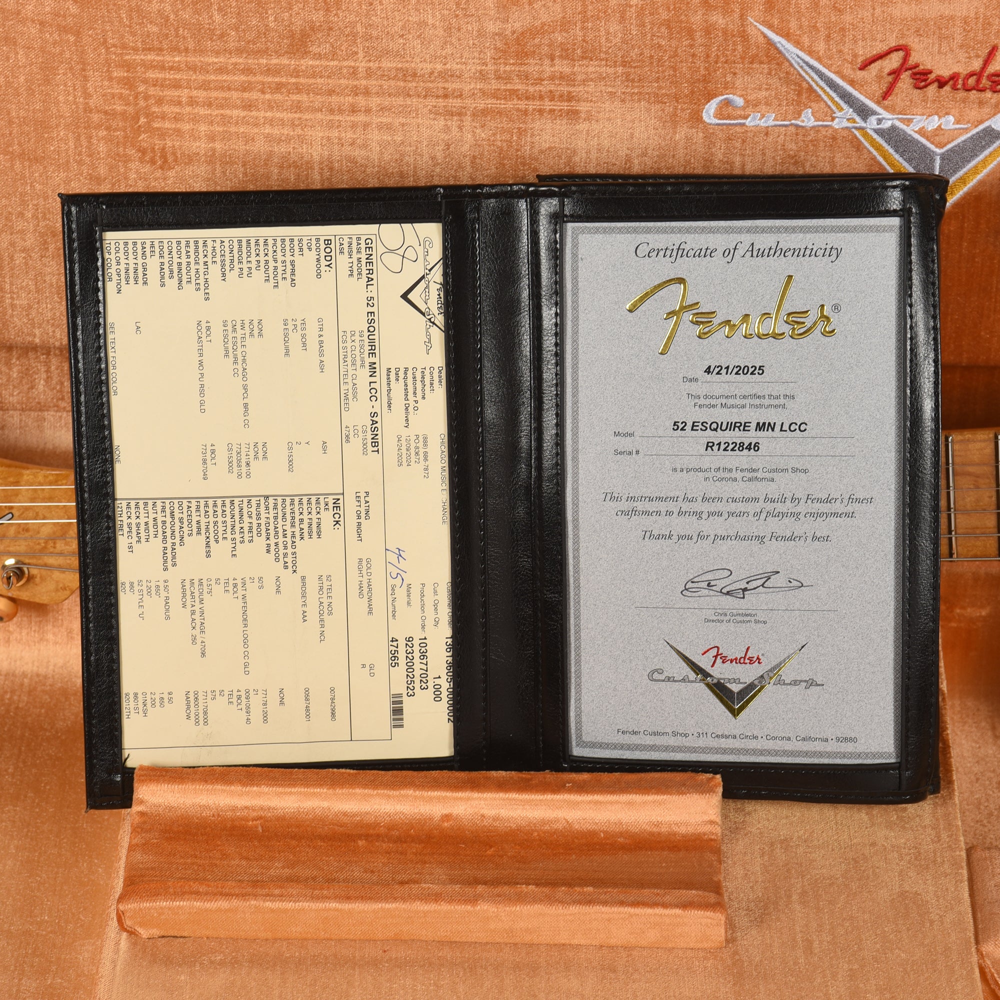 Fender Custom Shop 1952 Esquire 