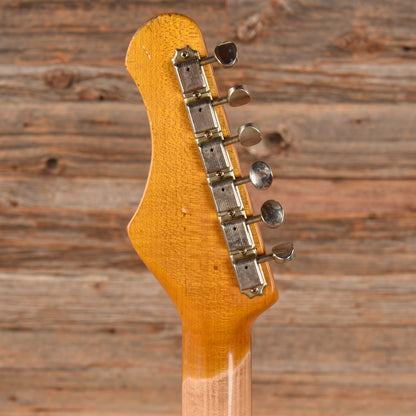 Shabat Lynx HSS Black Over 3-Tone Sunburst Relic 2022