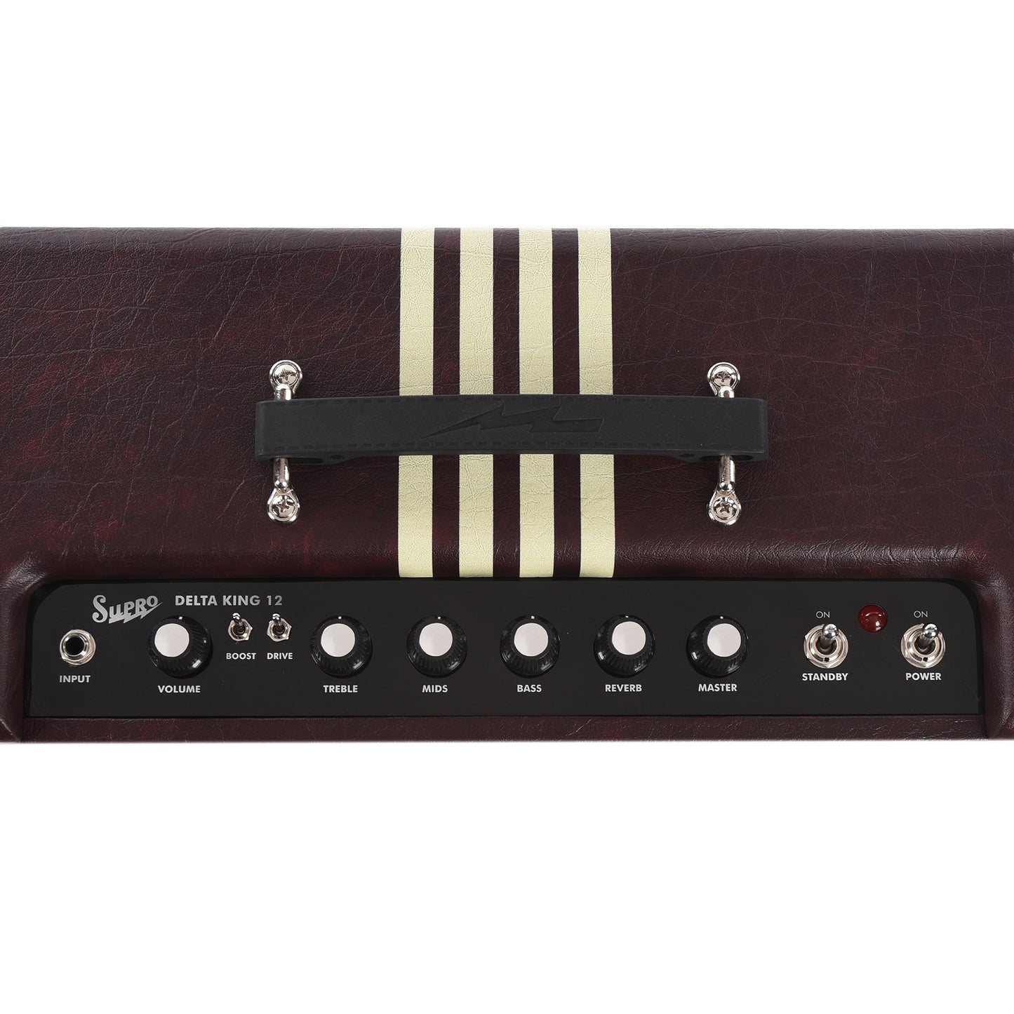 Supro Delta King 12 15W 1x12 Guitar Combo Amp w/ Reverb Limited Burgundy & Cream