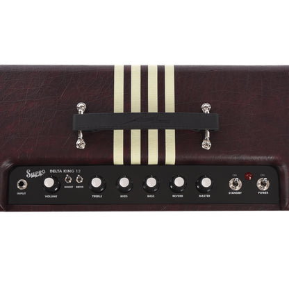 Supro Delta King 12 15W 1x12 Guitar Combo Amp w/ Reverb Limited Burgundy & Cream