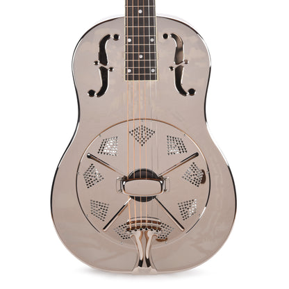 National Style O Single Cone Brass Bright Nickel 12-Fret