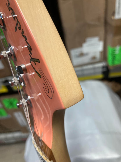 Fender Player Jazzmaster Pacific Peach w/Matching Headcap, Pure Vintage '65 Pickups, & Series/Parallel 4-Way