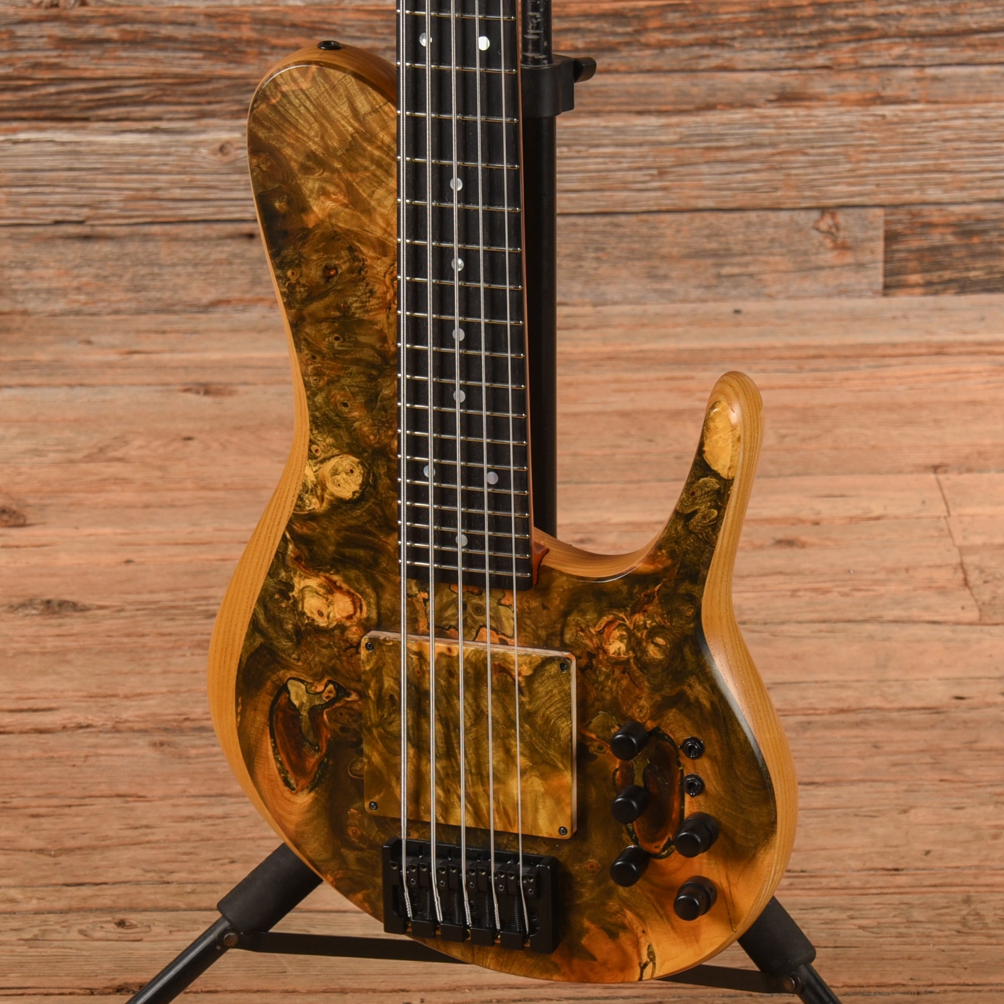 Prat Custom 5-String Bass Burl Top