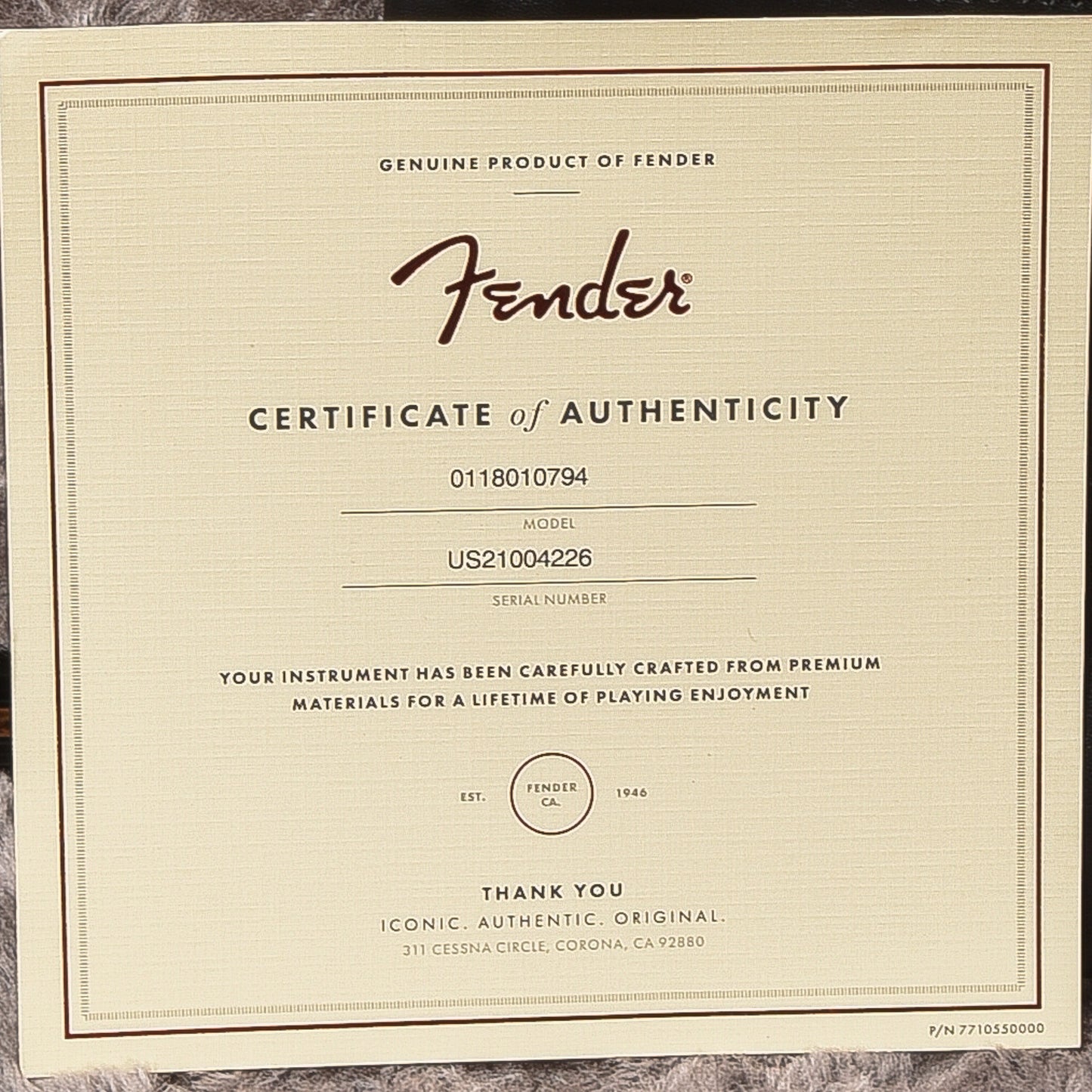 Fender American Ultra Stratocaster Plus Top Denim Burst 2021