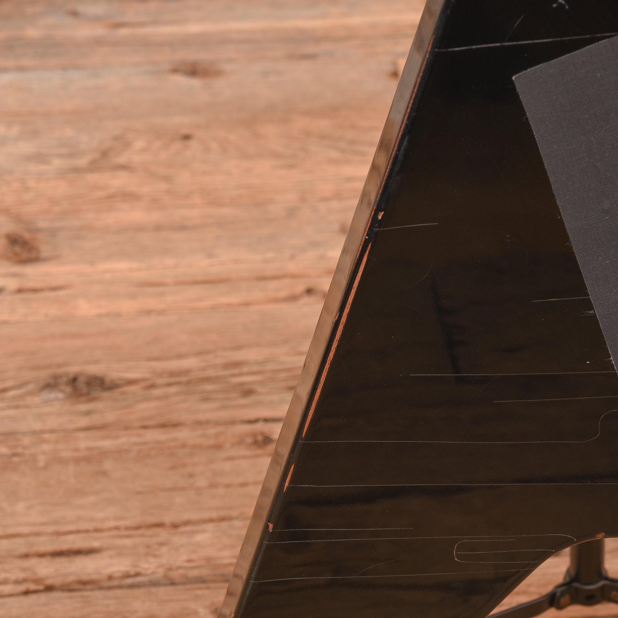 Gibson Custom Kirk Hammett Signature Flying V Aged and Signed Ebony 2012