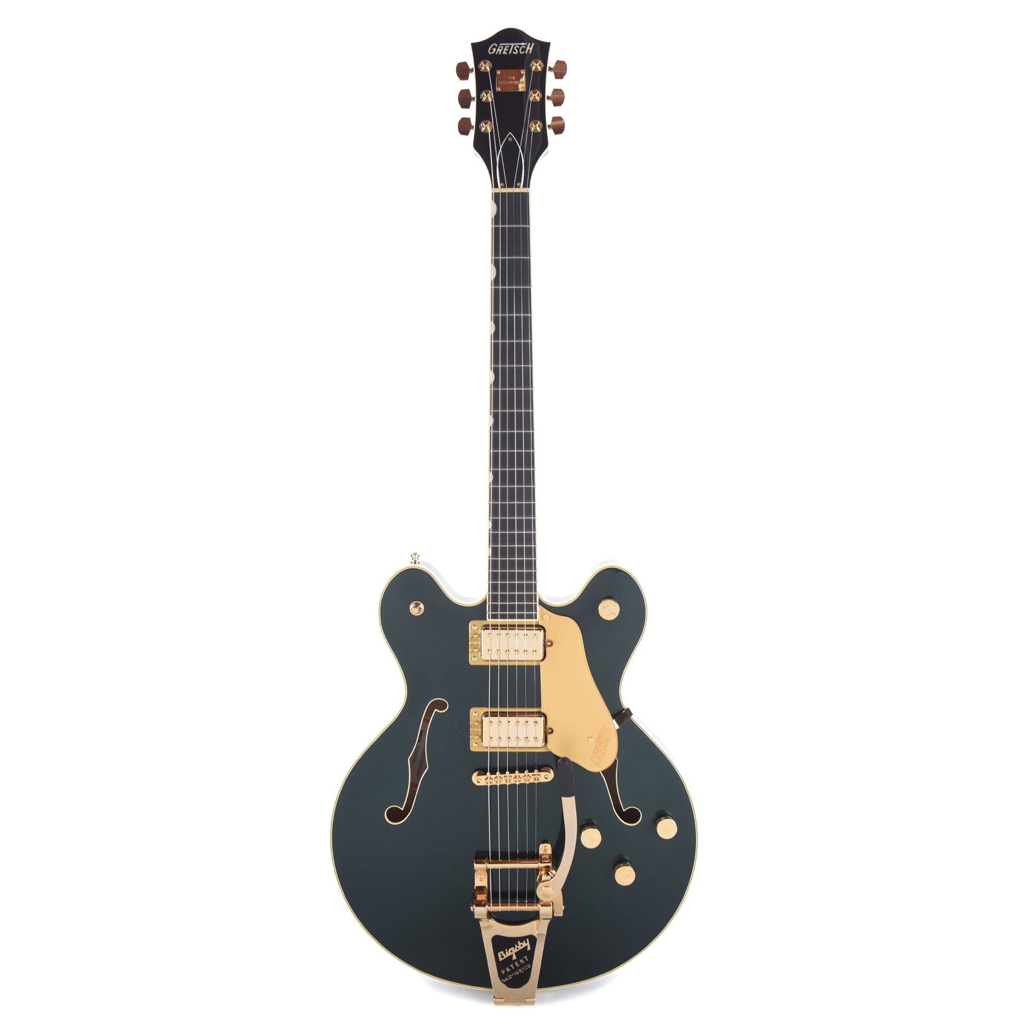 Gretsch Broadkaster LX Center Block with String-Thru Bigsby and Gold Hardware Cadillac Green