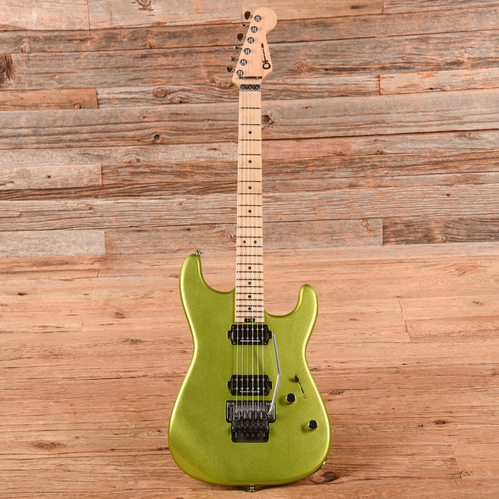 Charvel Pro-Mod San Dimas Style 1 HH FR E Lime Green Metallic 2022