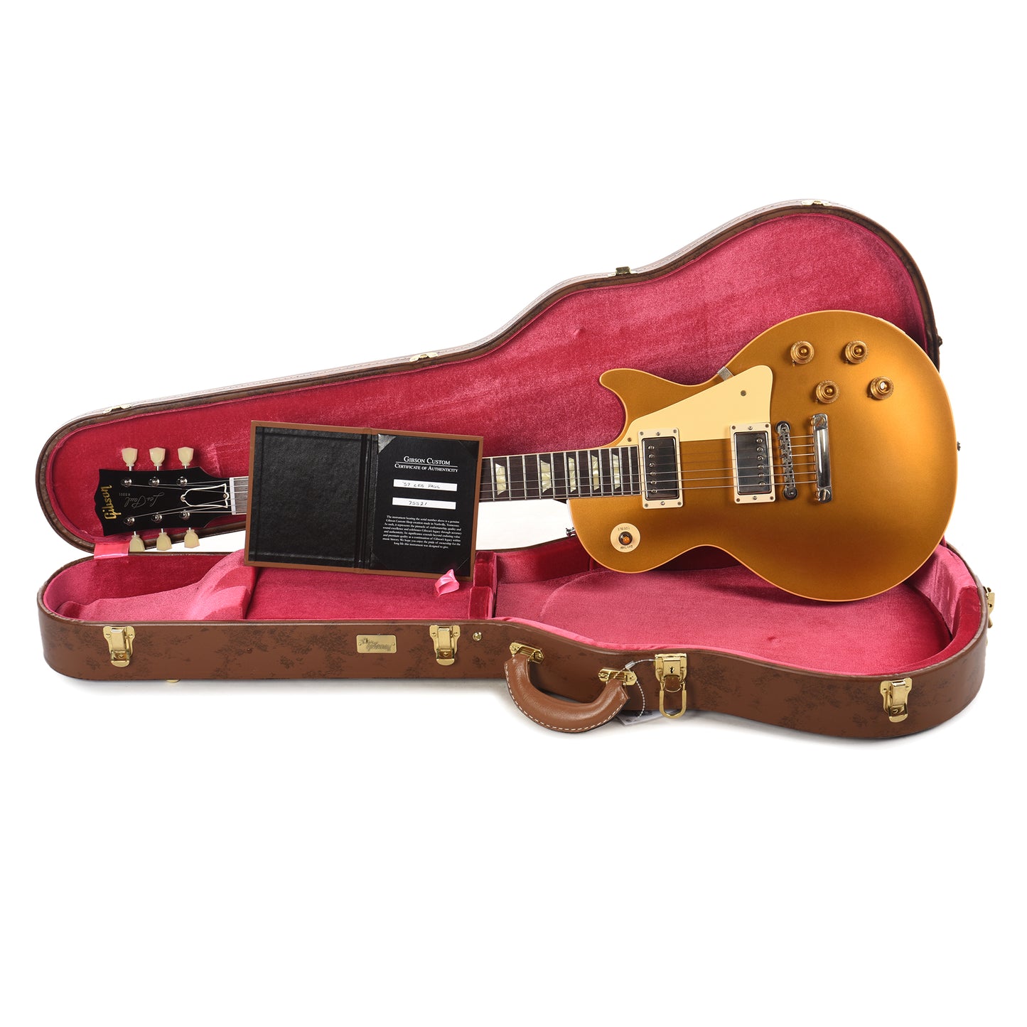 Gibson Custom Shop 1957 Les Paul Goldtop "CME Spec" Double Gold Darkback VOS w/59 Carmelita Neck