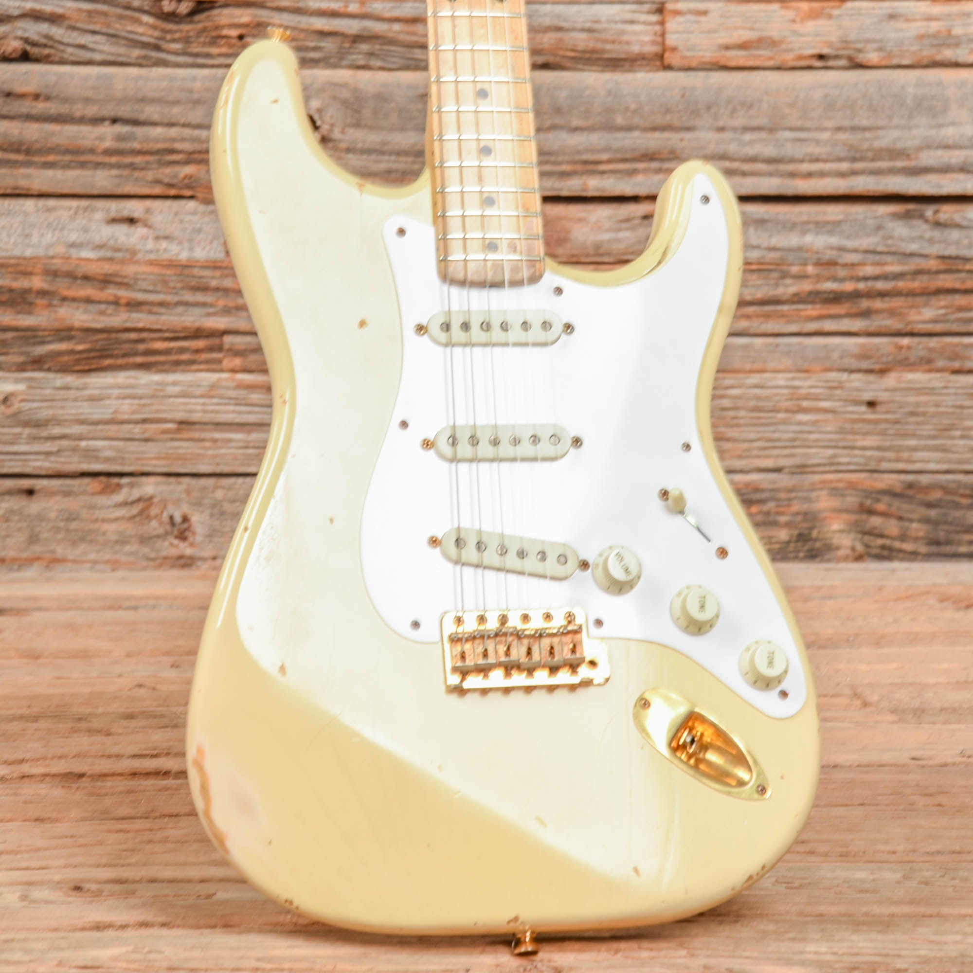 Fender Custom Shop Stratocaster Relic Olympic White 1996 – Chicago