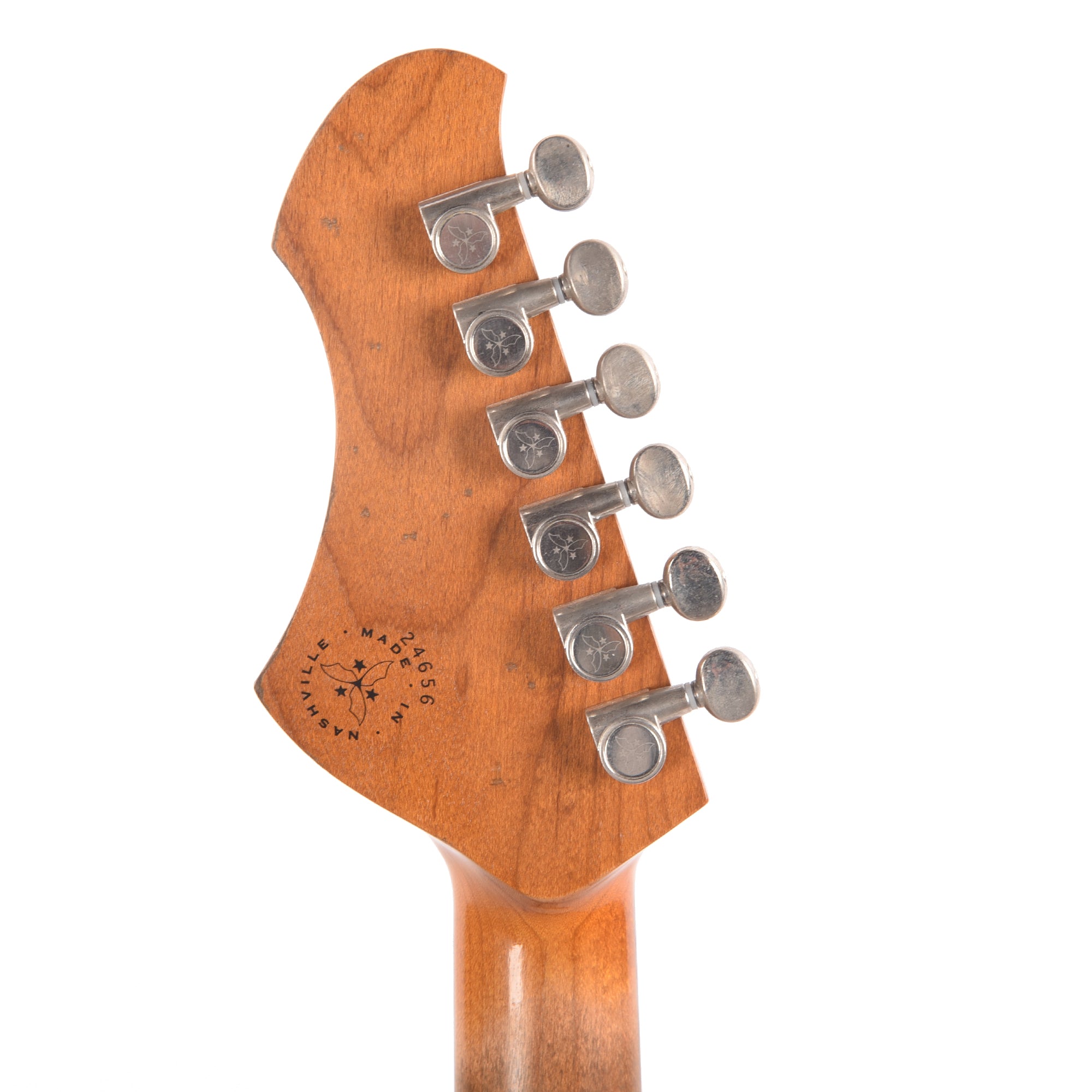 Novo Serus J Amber Light Distress w/Fralin P-90 Pickups