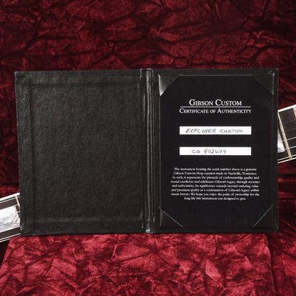 Gibson Custom Shop Explorer Custom "CME Spec" Antique Purple Sparkle Gloss