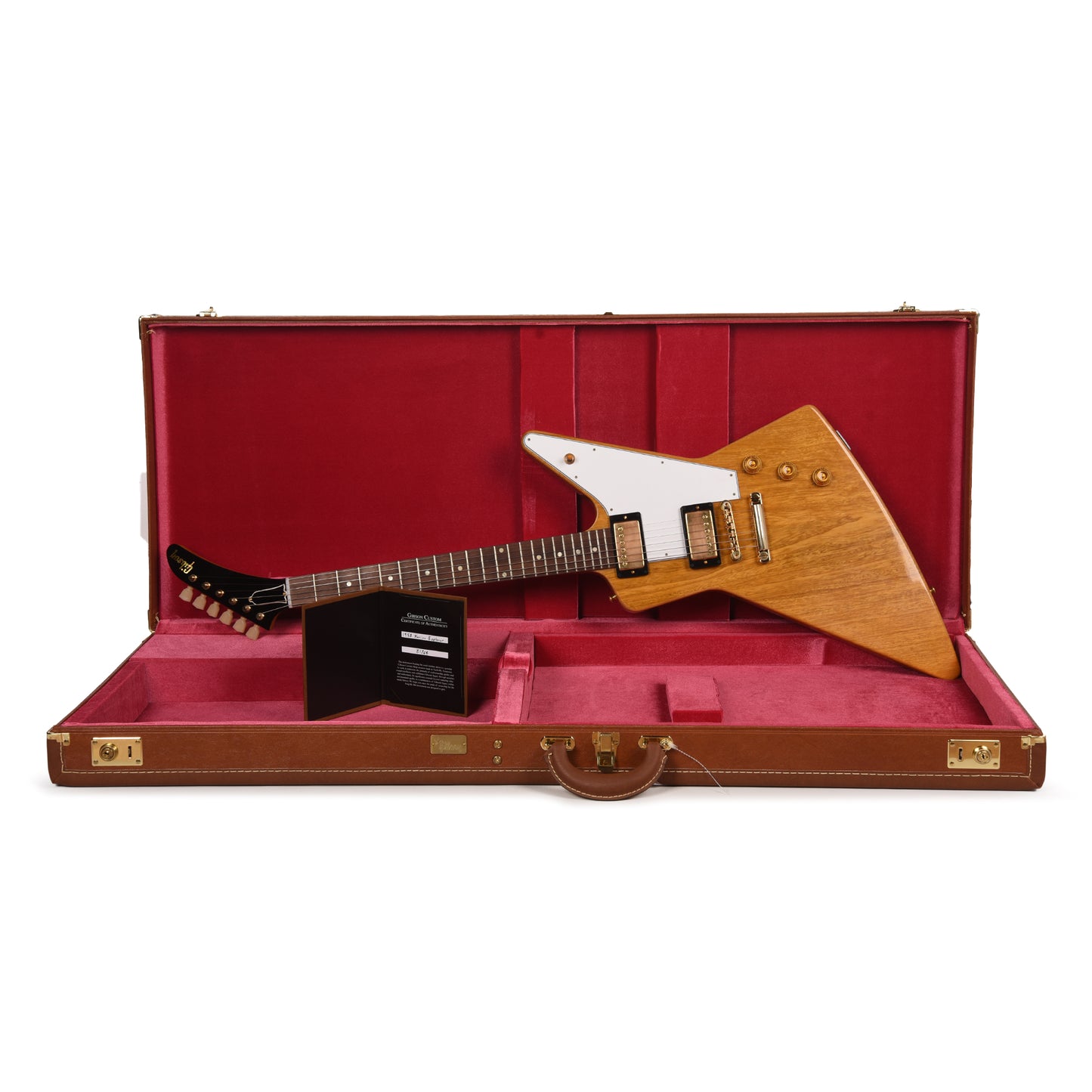 Gibson Custom Shop 1958 Korina Explorer Reissue Natural w/White Pickguard