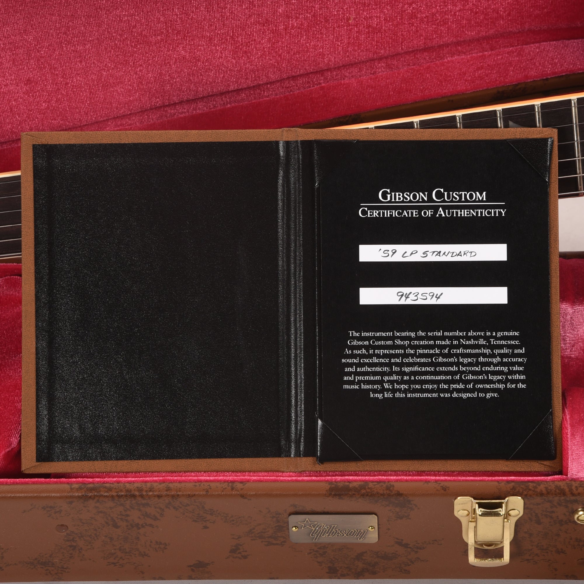 Gibson Custom Shop 1959 Les Paul Standard 