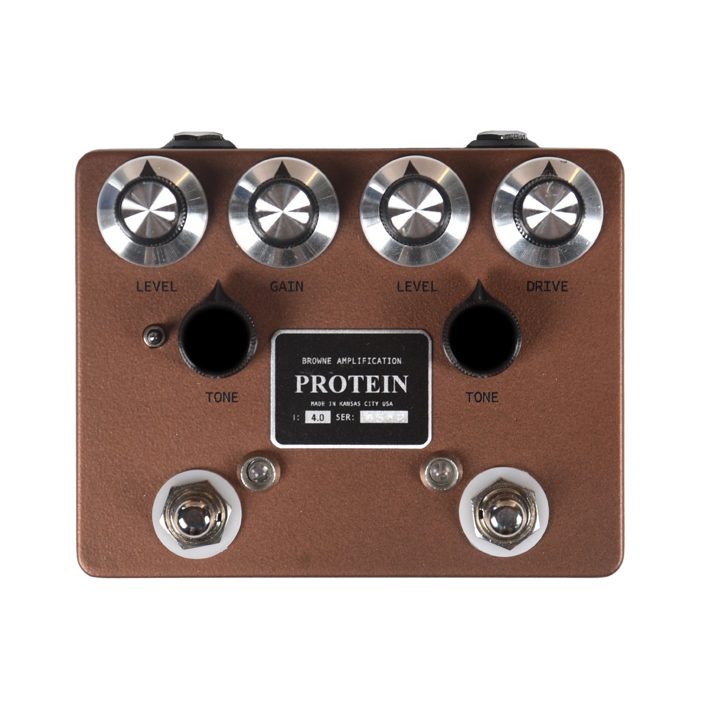 Browne Amplification Protein Dual Overdrive v4 Pedal Copper