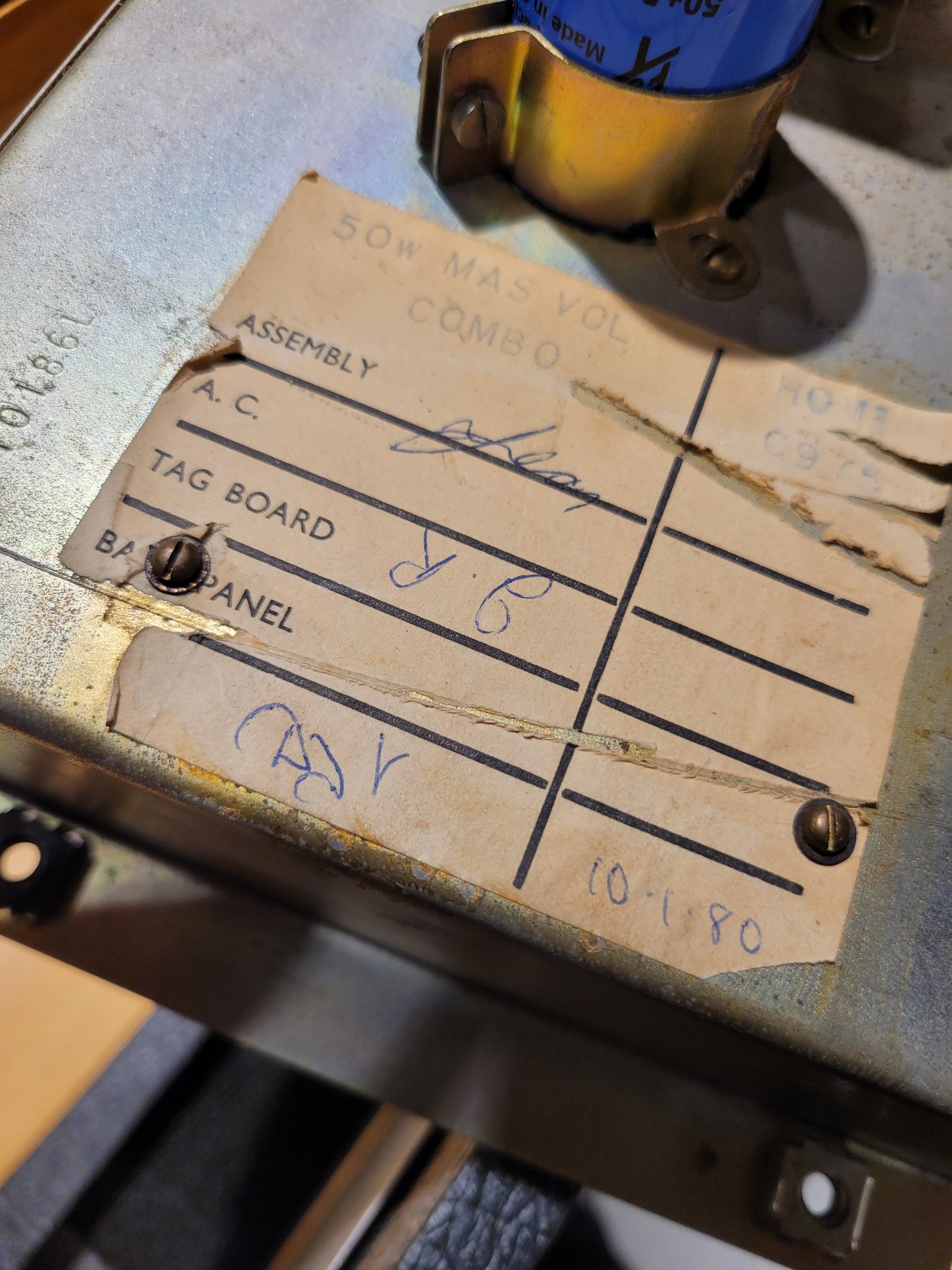 Marshall JMP 2204 Master Model Mk II 50-Watt Guitar Amp Head  1979