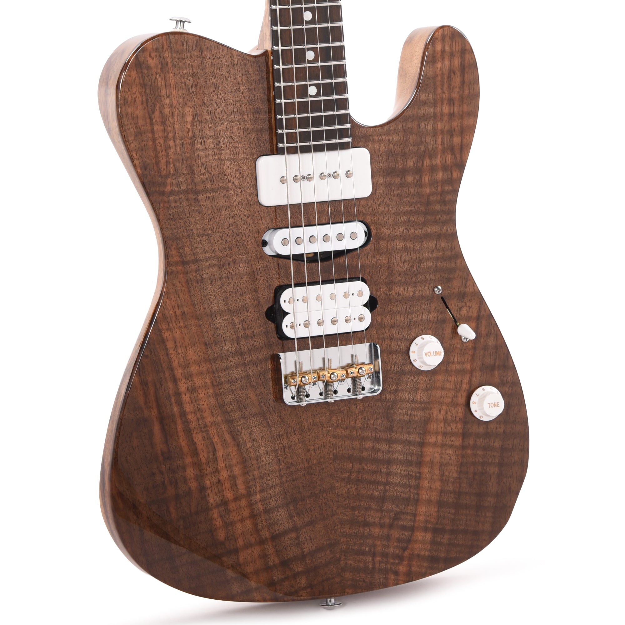 Suhr Custom Modern T Natural w/CME-Selected Figured Walnut Top