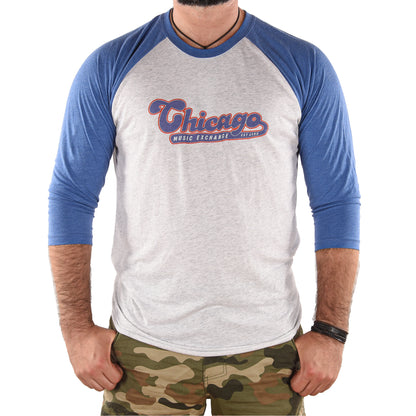 CME "Rec League" Vintage Royal 3/4 Raglan Baseball T-Shirt