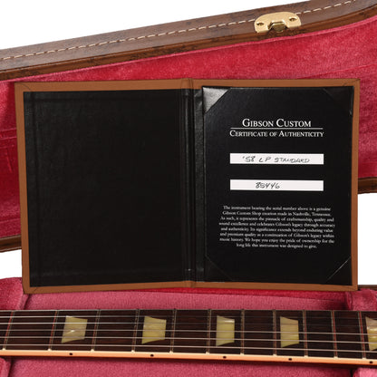 Gibson Custom Shop 1958 Les Paul Standard "CME Spec" Slow Iced Tea Fade VOS w/59 Carmelita Neck