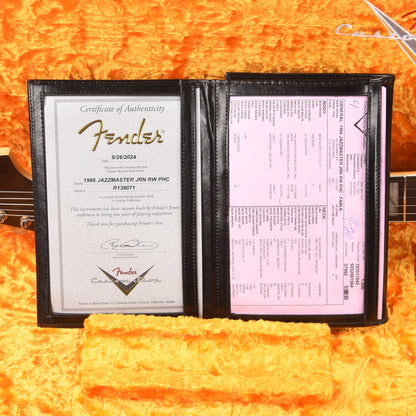 Fender Custom Shop 1966 Jazzmaster "Chicago Special" Journeyman Relic Faded Aged Black w/Painted Headcap