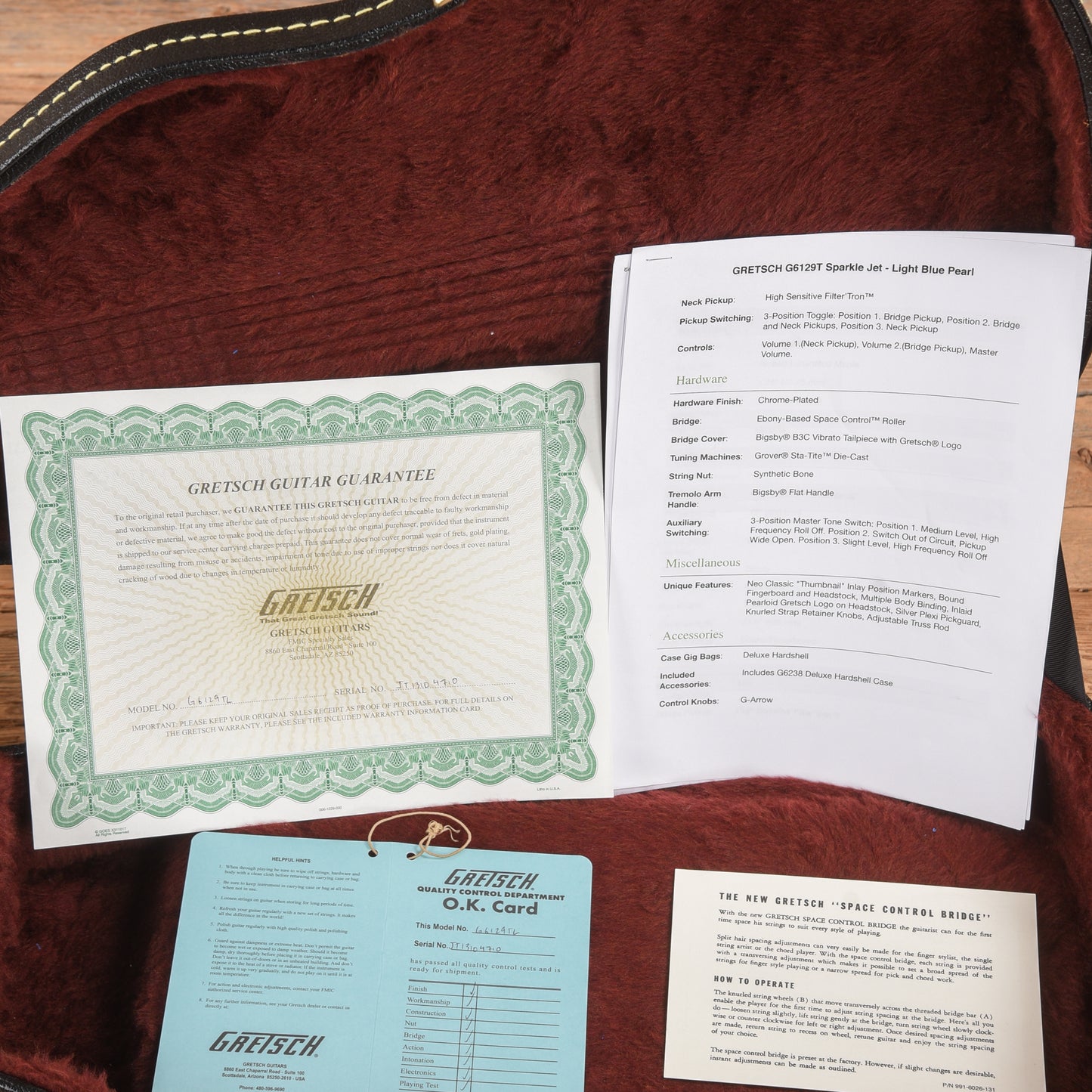 Gretsch G6129T Blue Pearl 2013