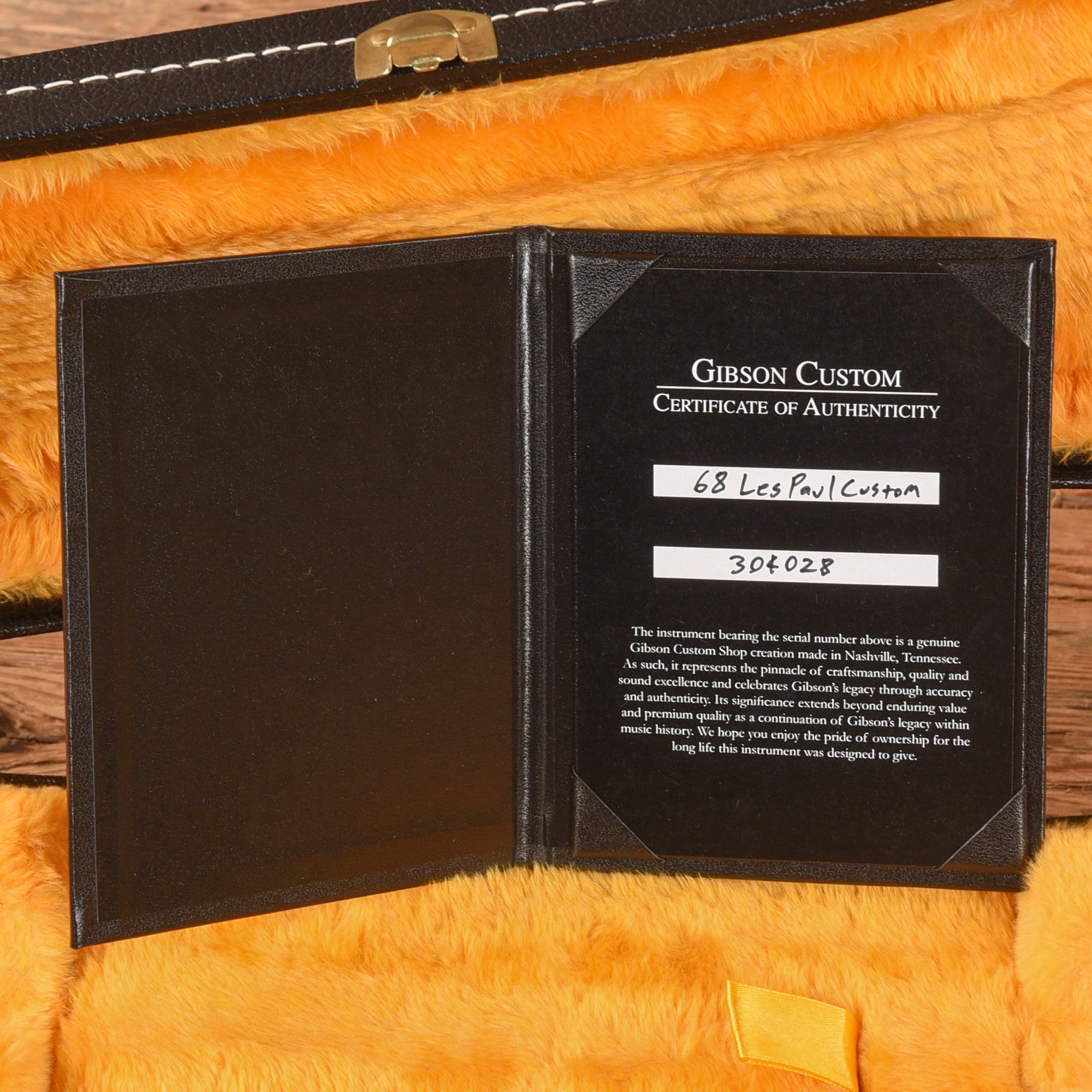 Gibson Custom '68 Les Paul Custom White 2023 LEFTY