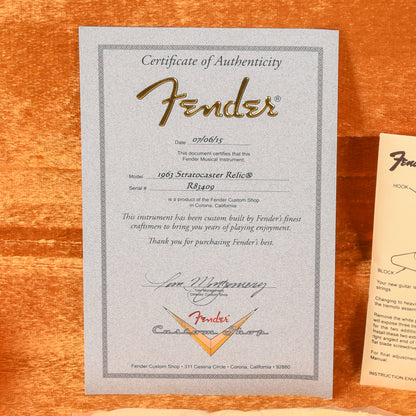 Fender Custom Shop Stratocaster Sherwood Green Metallic 2015