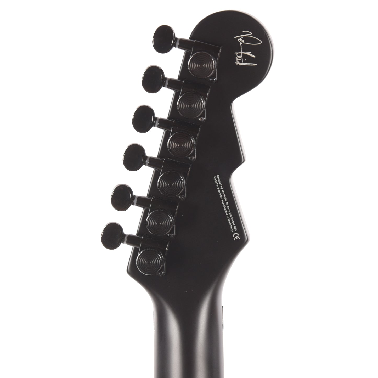 Reverend Vernon Reid Signature The Dark Midnight Black Electric Guitar