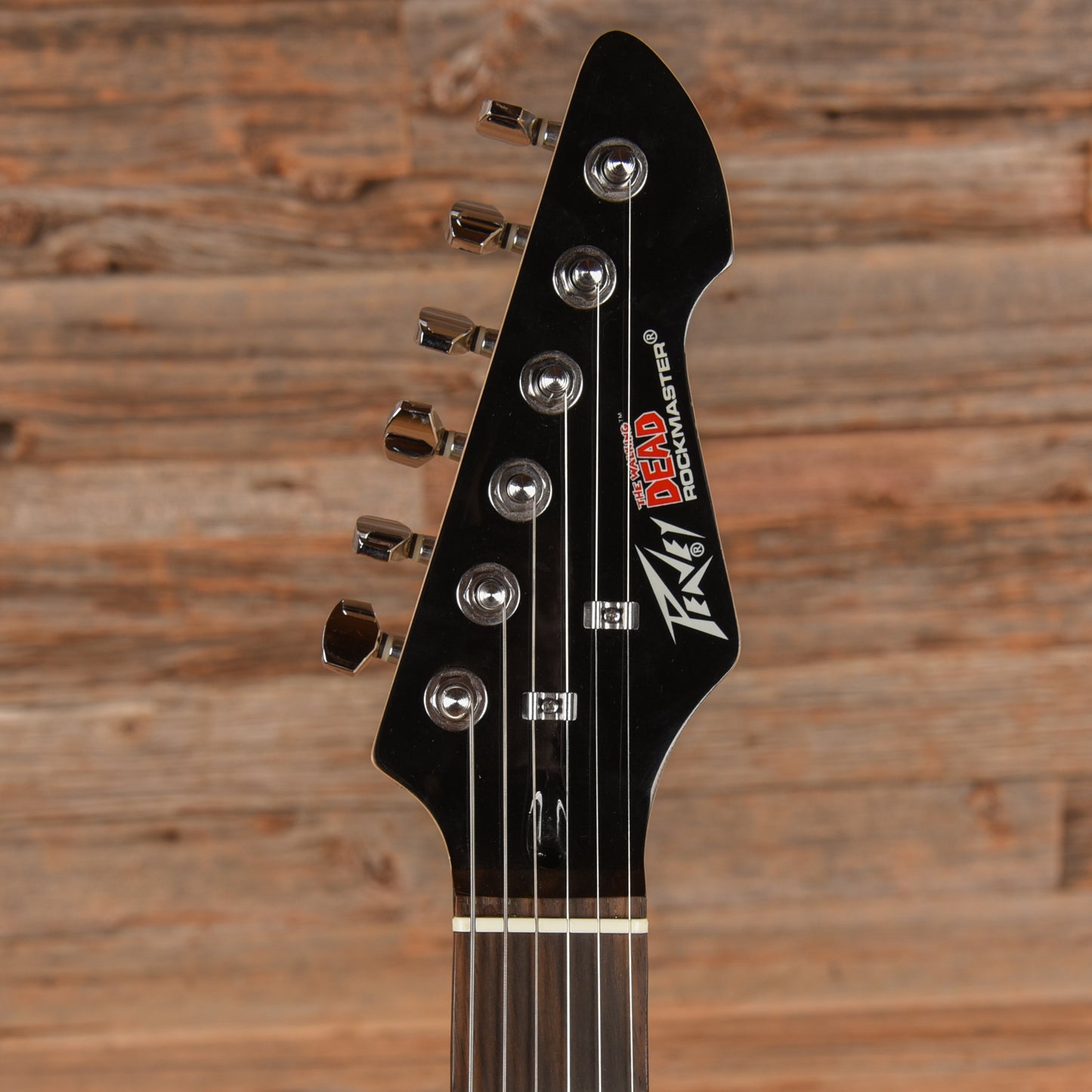Peavey Walking Dead Rockmaster Black body with custom art on face 2013