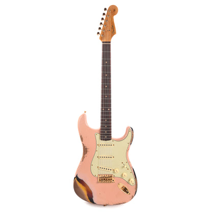 Fender Custom Shop 1960 Stratocaster "Chicago Special" Heavy Relic Super Aged Shell Pink over 3-Color Sunburst w/Gold Hardware