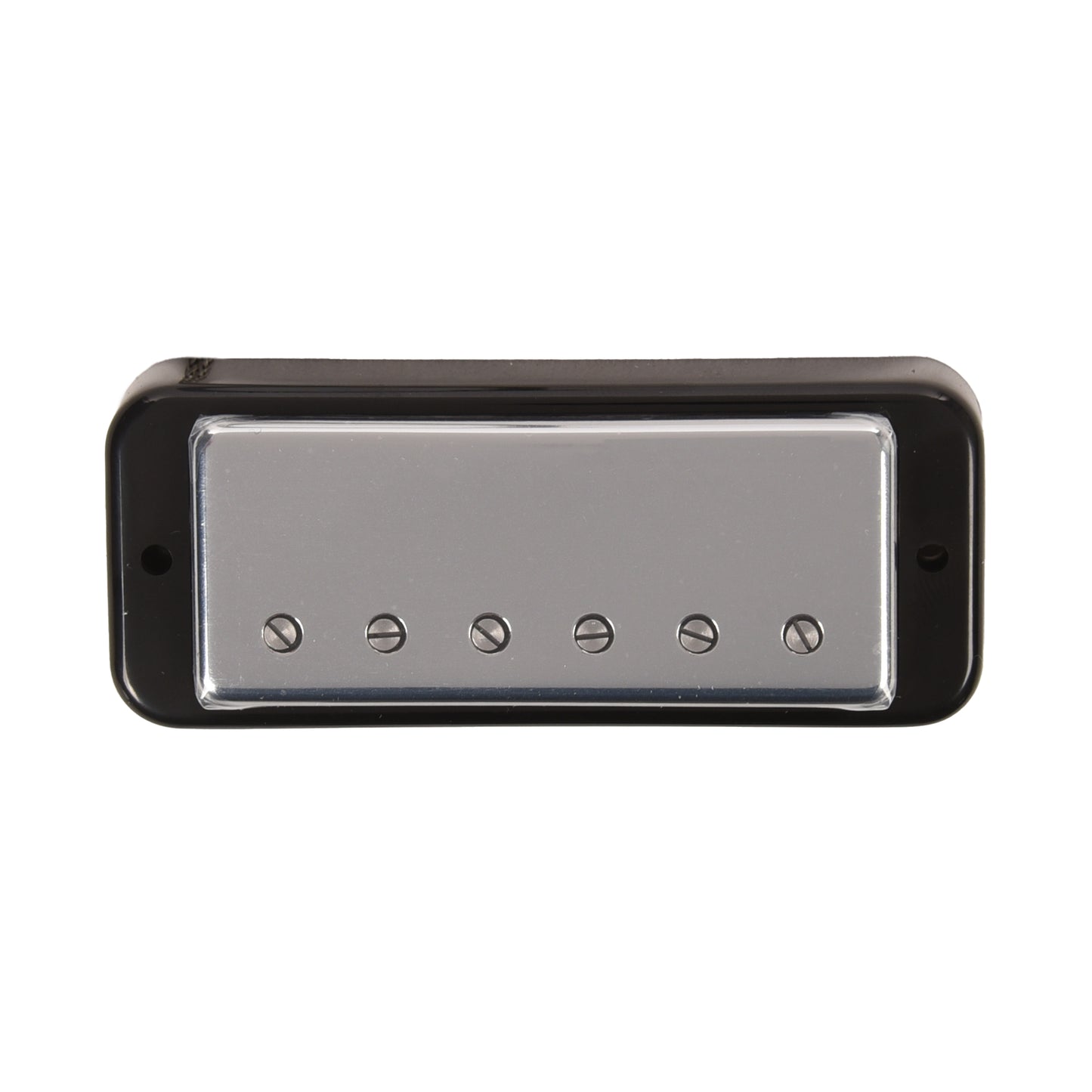 Lollar Mini Humbucker Bridge Position Chrome Soap Bar / LP Mount Black Ring Single Conductor