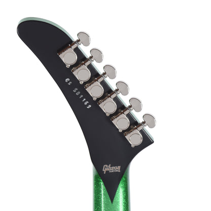 Gibson Custom Shop Explorer Custom "CME Spec" Antique Green Sparkle VOS w/Black Stinger