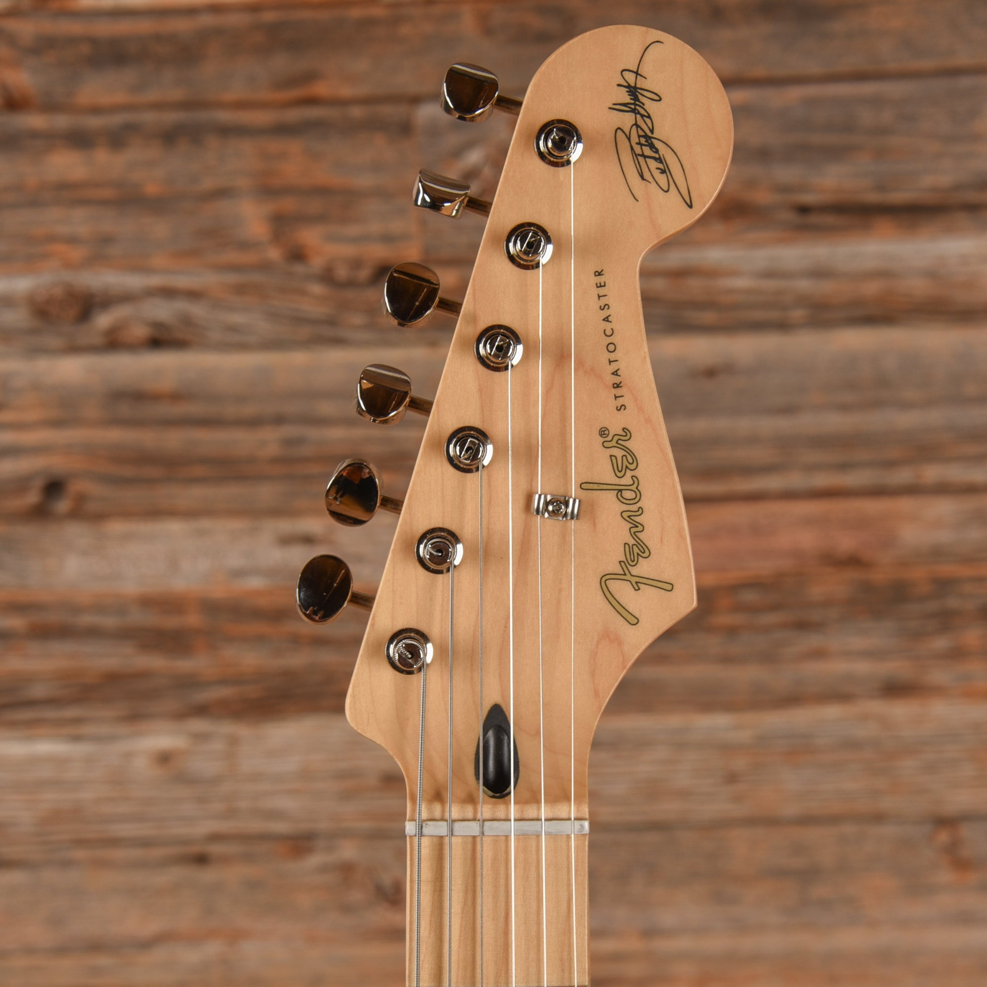 Fender Buddy Guy Signature Stratocaster (Signed) White with Black Polka Dots 2023