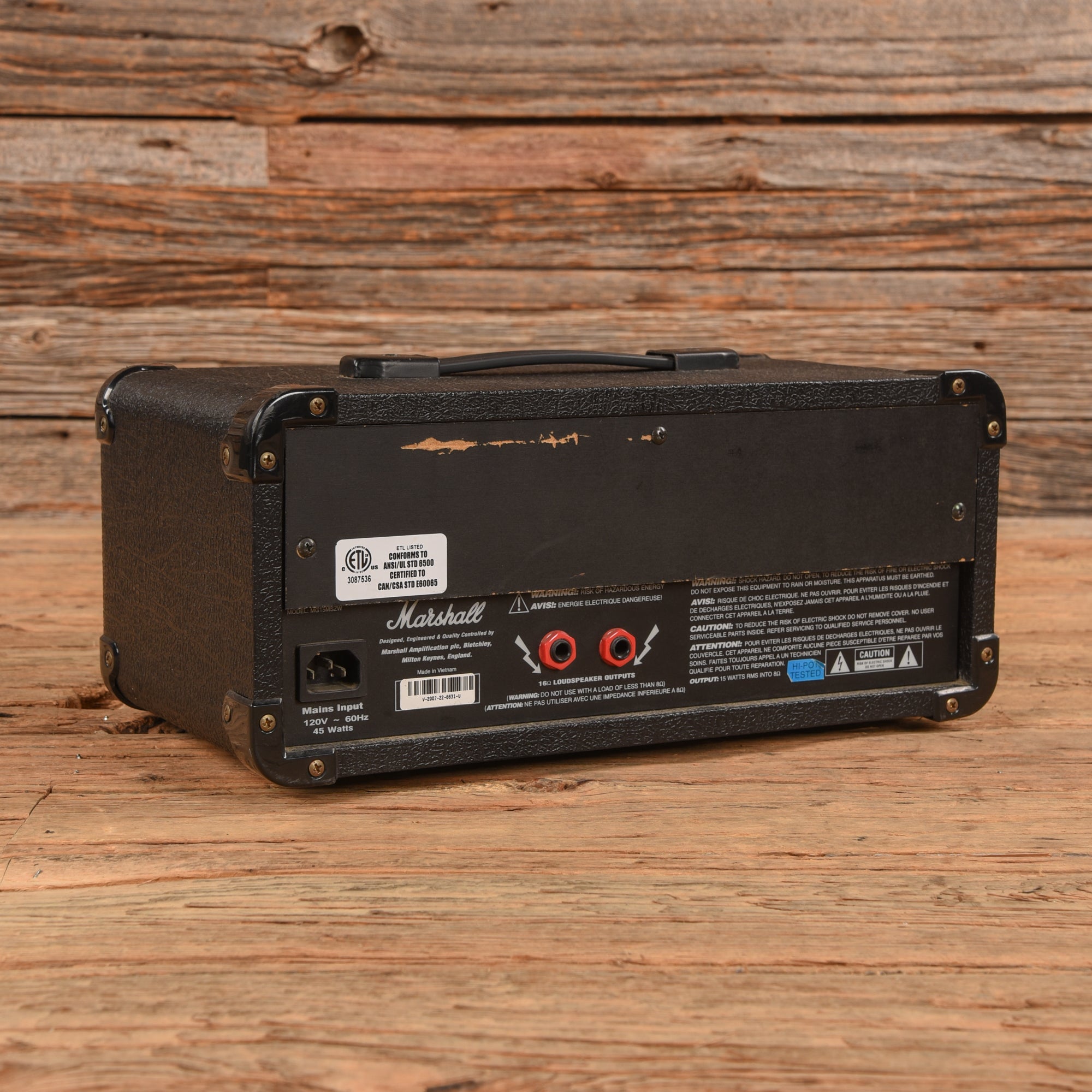 Marshall MG 15M Head - Zak Wilde - Dave Amato of REO Speedwagon