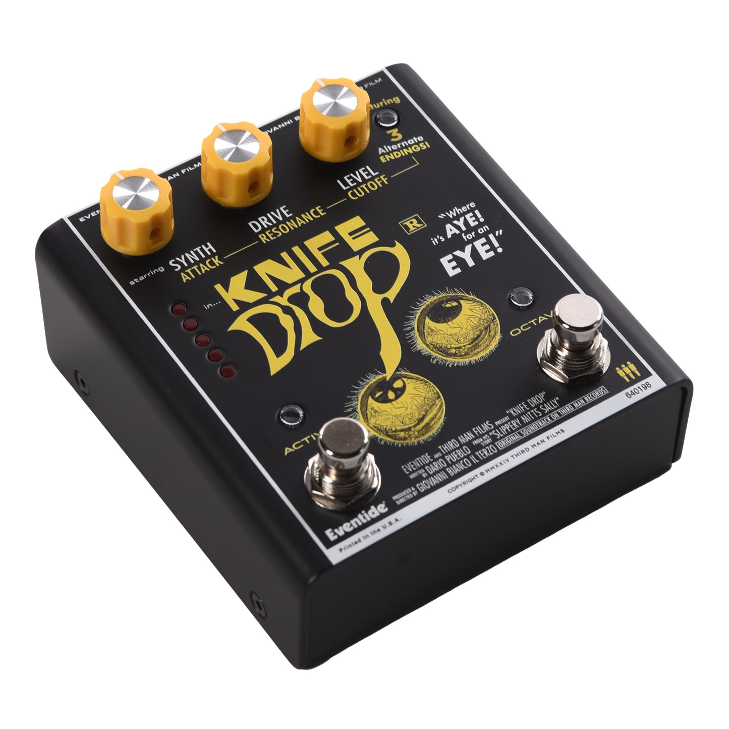 Third Man Hardware & Eventide Knife Drop Fuzz/Synth Pedal