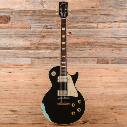 Gibson Custom Painted Over Series '60 Les Paul Standard Reissue Ebony Over Kerry Green 2016