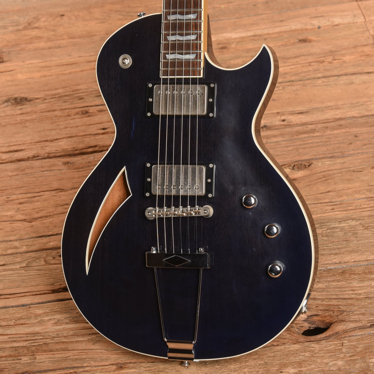 ESP Eclipse Hollow Body Blue