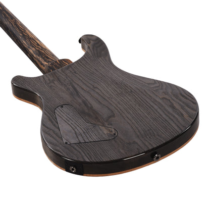 PRS Private Stock #11757 Custom 24 Stoptail Curly Maple/Swamp Ash Purple Glow w/Pale Moon Ebony Neck & Bats in Flight Inlay