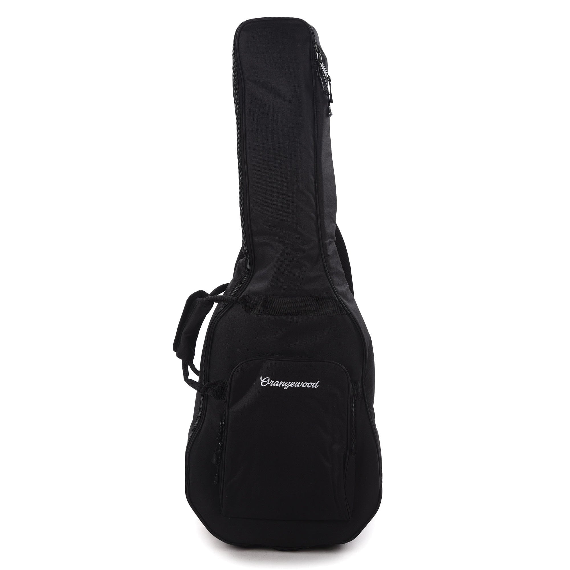 Orangewood Juniper Black Live Rubber Bridge Parlor Acoustic Guitar