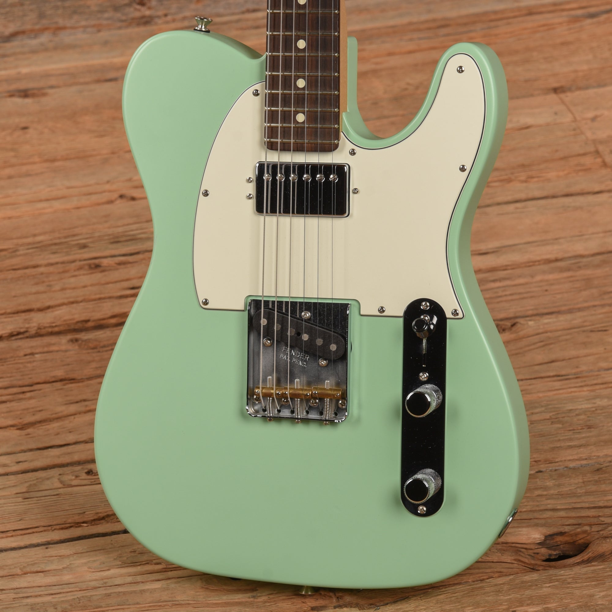Fender American Performer Telecaster Hum Satin Surf Green 2022