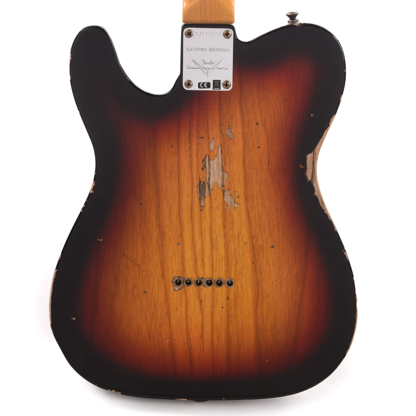 Fender Custom Shop Limited Edition 1964 "Bobbed" Telecaster Thinline Relic 3-Color Sunburst