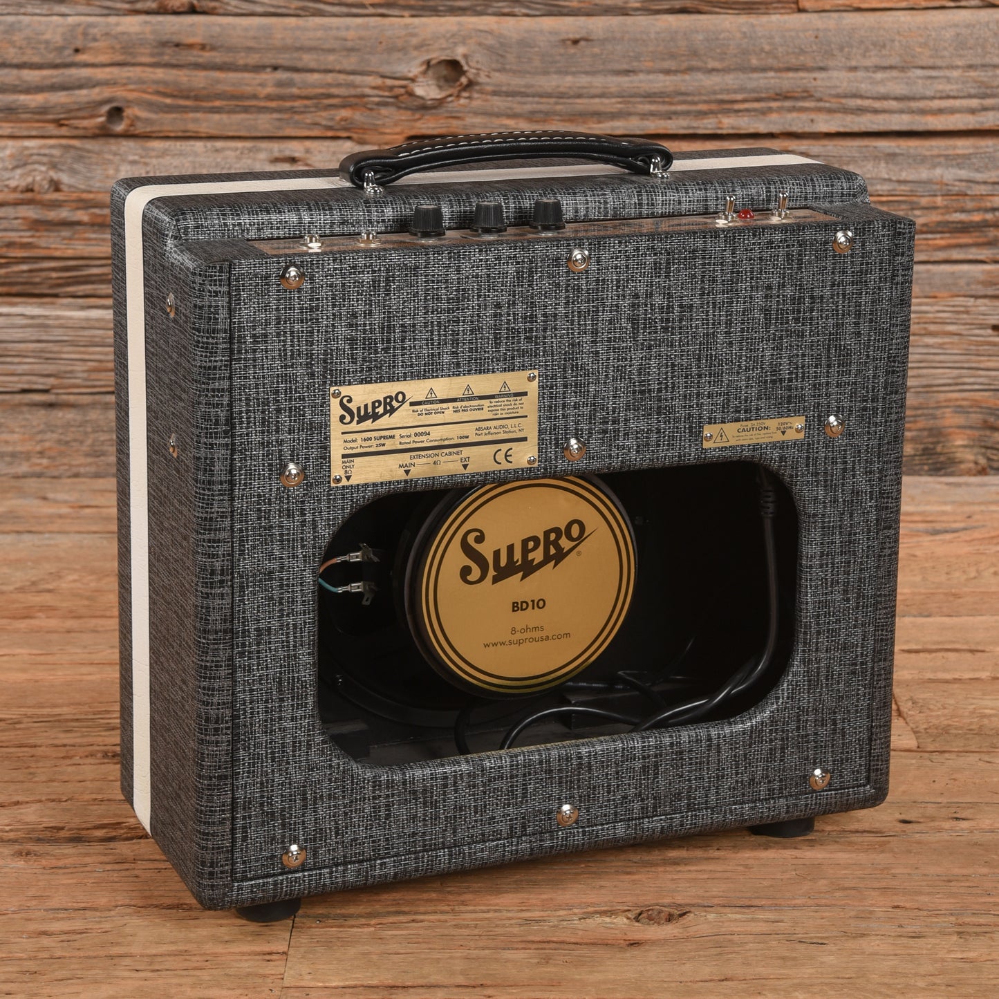 Supro 1600 Supreme 1x10" Guitar Combo Amp