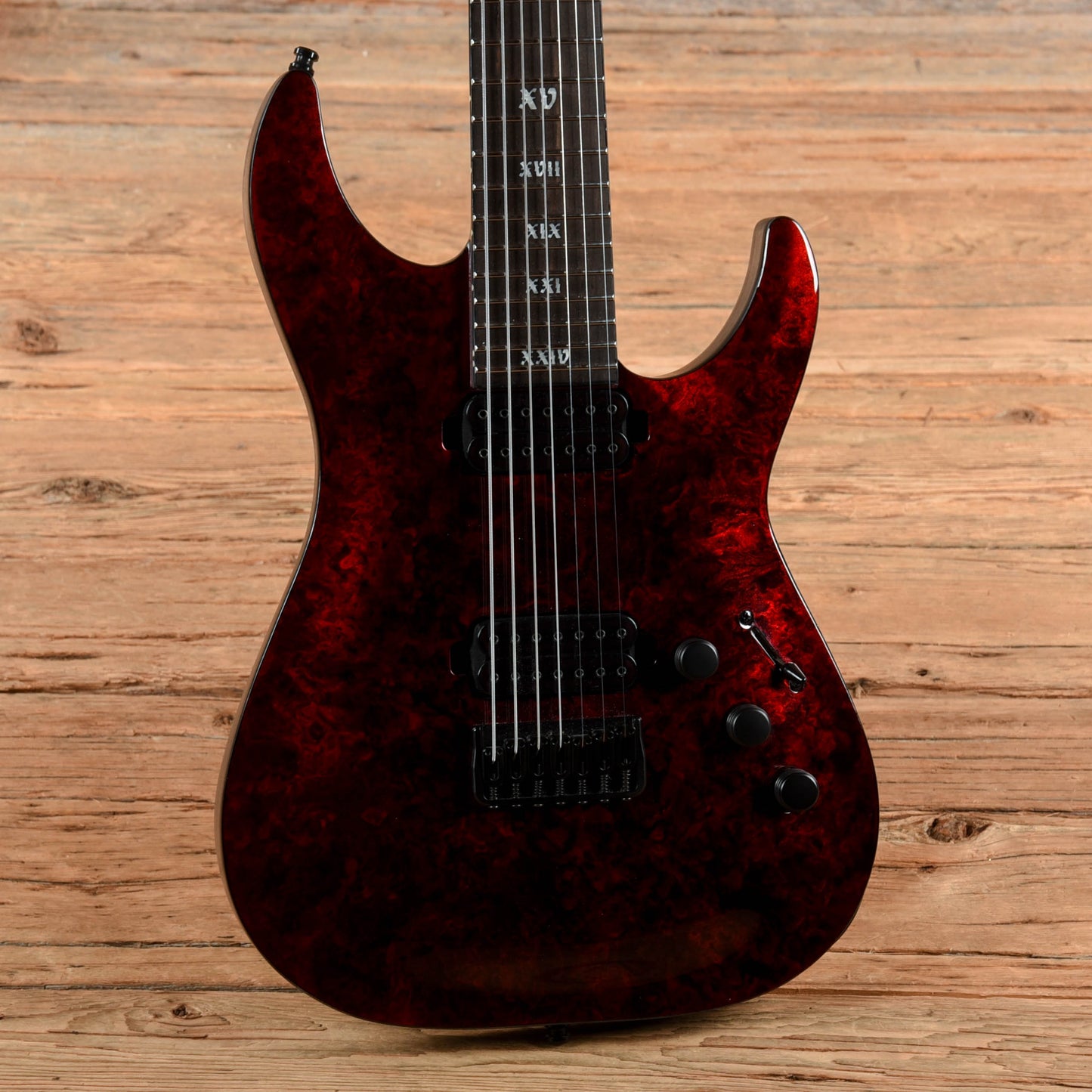 Schecter C-7 Apocalypse Red Reign 2021