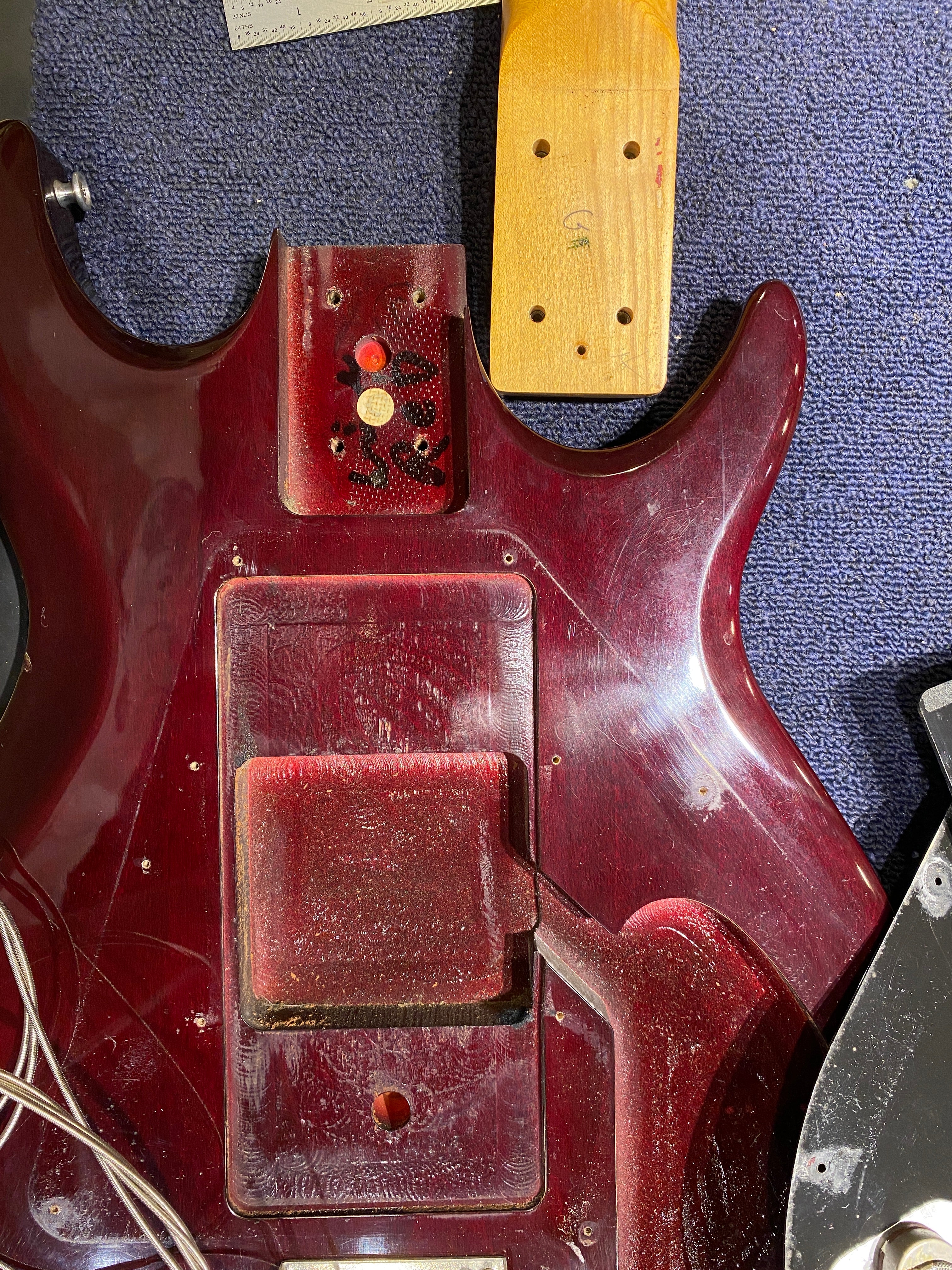 Gibson Grabber Wine Red 1978