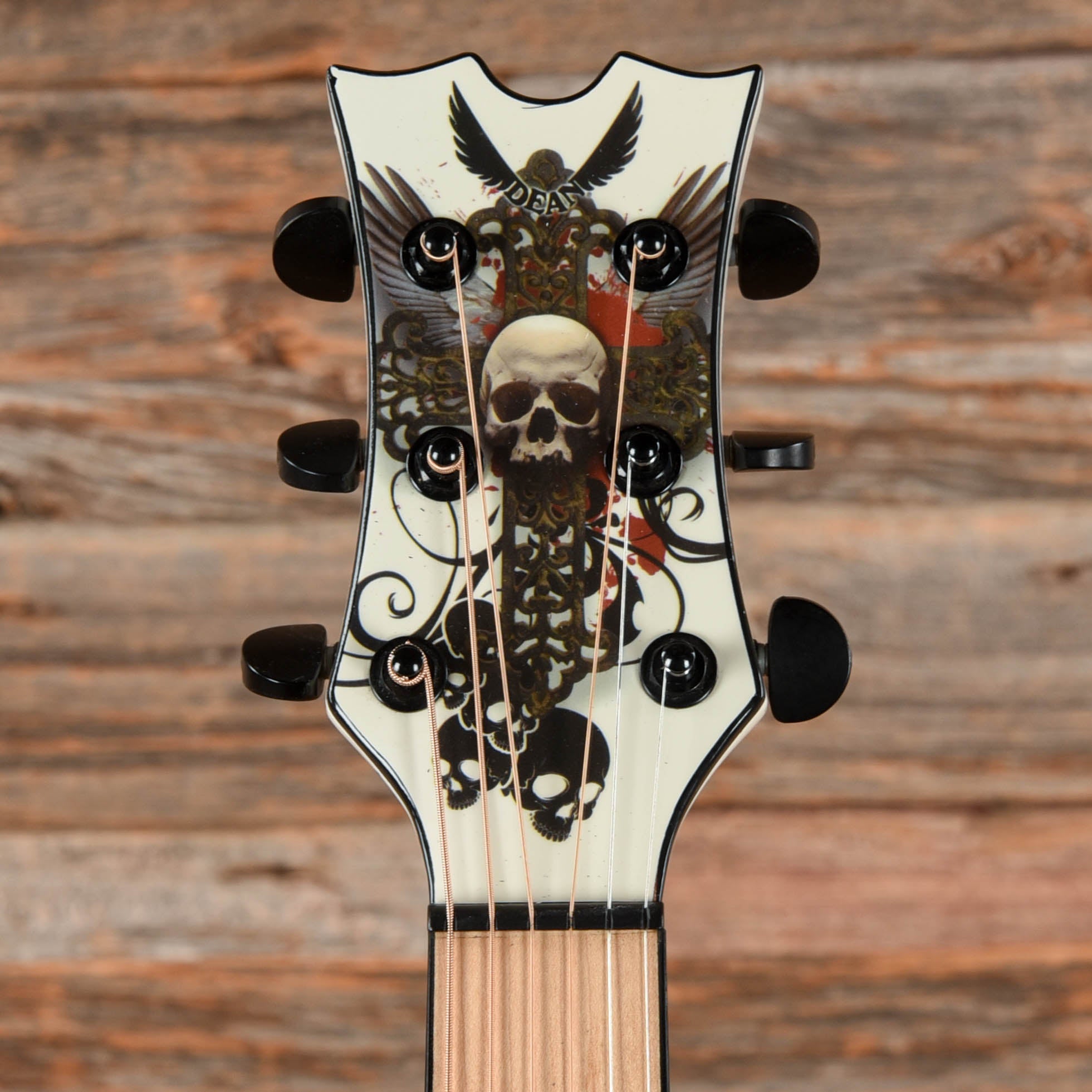 Dean Guitars EX RES White