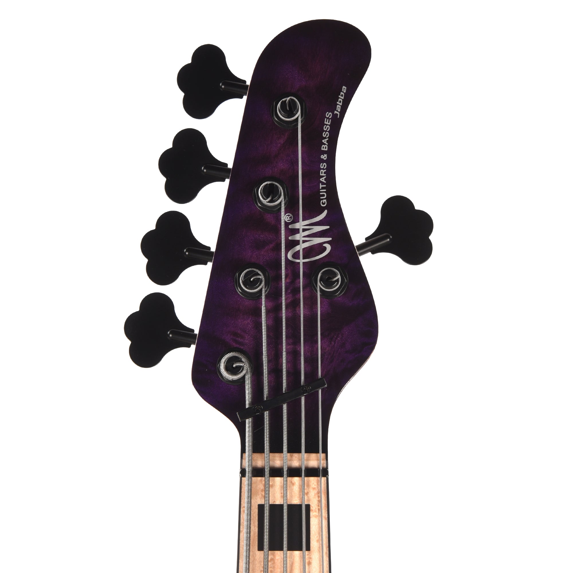 Mayones Jabba Custom 5 AAA Quilted Maple/Swamp Ash Infinity Purple w/AAA Birdseye Maple Neck