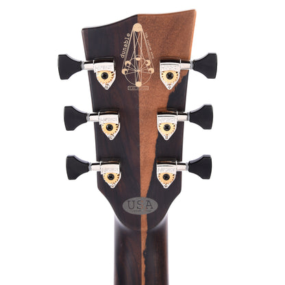 Dunable USA 10th Anniversary Minotaur Burl Maple Slab w/Black Earth Resin Topographical Post-Apocalypse