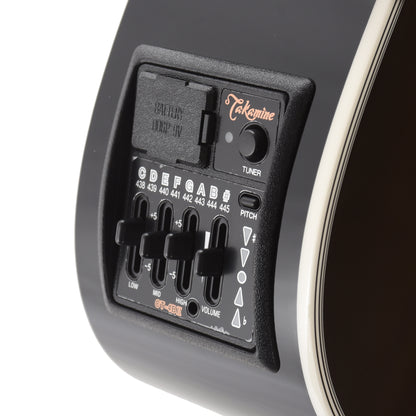 Takamine EF341SC Acoustic Electric Guitar Black