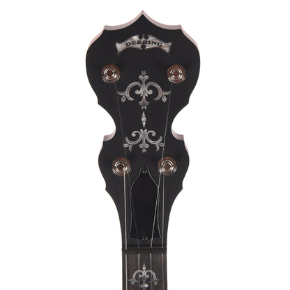 Deering Sierra 5-String Banjo with Resonator Brown Mahogany